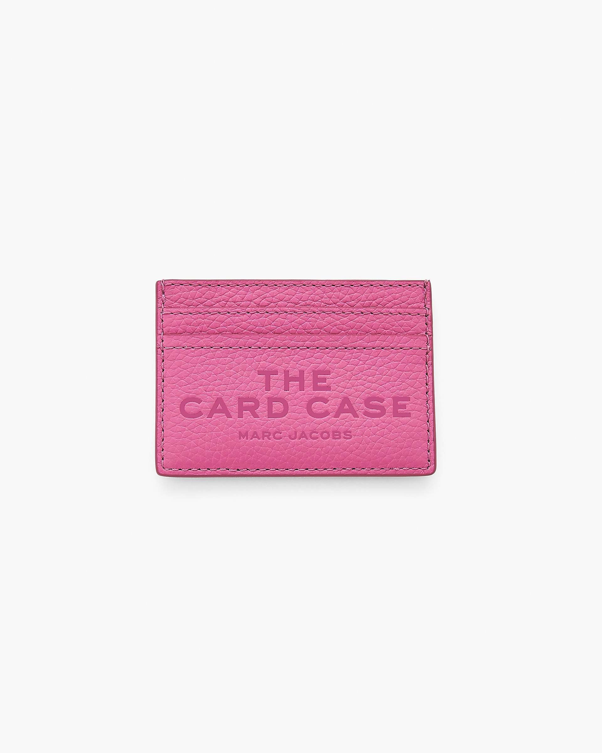 The Leather Card Case - Bow Pink