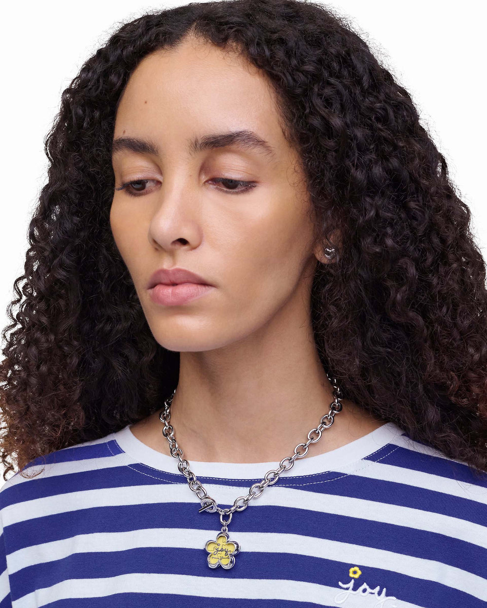 The Daisy Puzzle Necklace - Silver/Multi