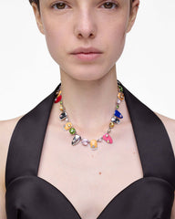 The Marc Nails Necklace - Silver/Multi