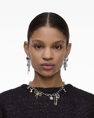 The Grunge Glam Charm Necklace - Gold/Silver