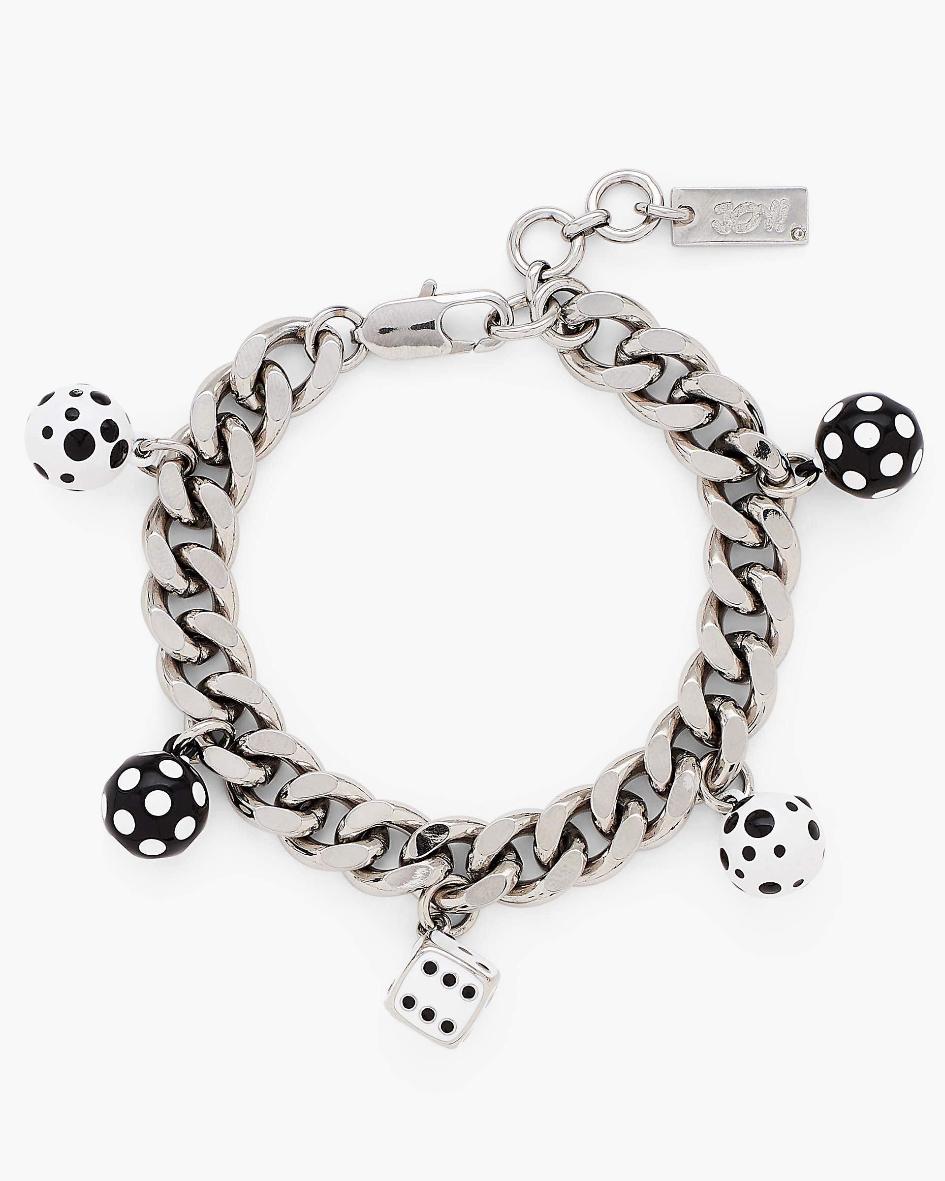 Derrick Adams X Marc Jacobs Dice Charm Bracelet - Silver/Multi