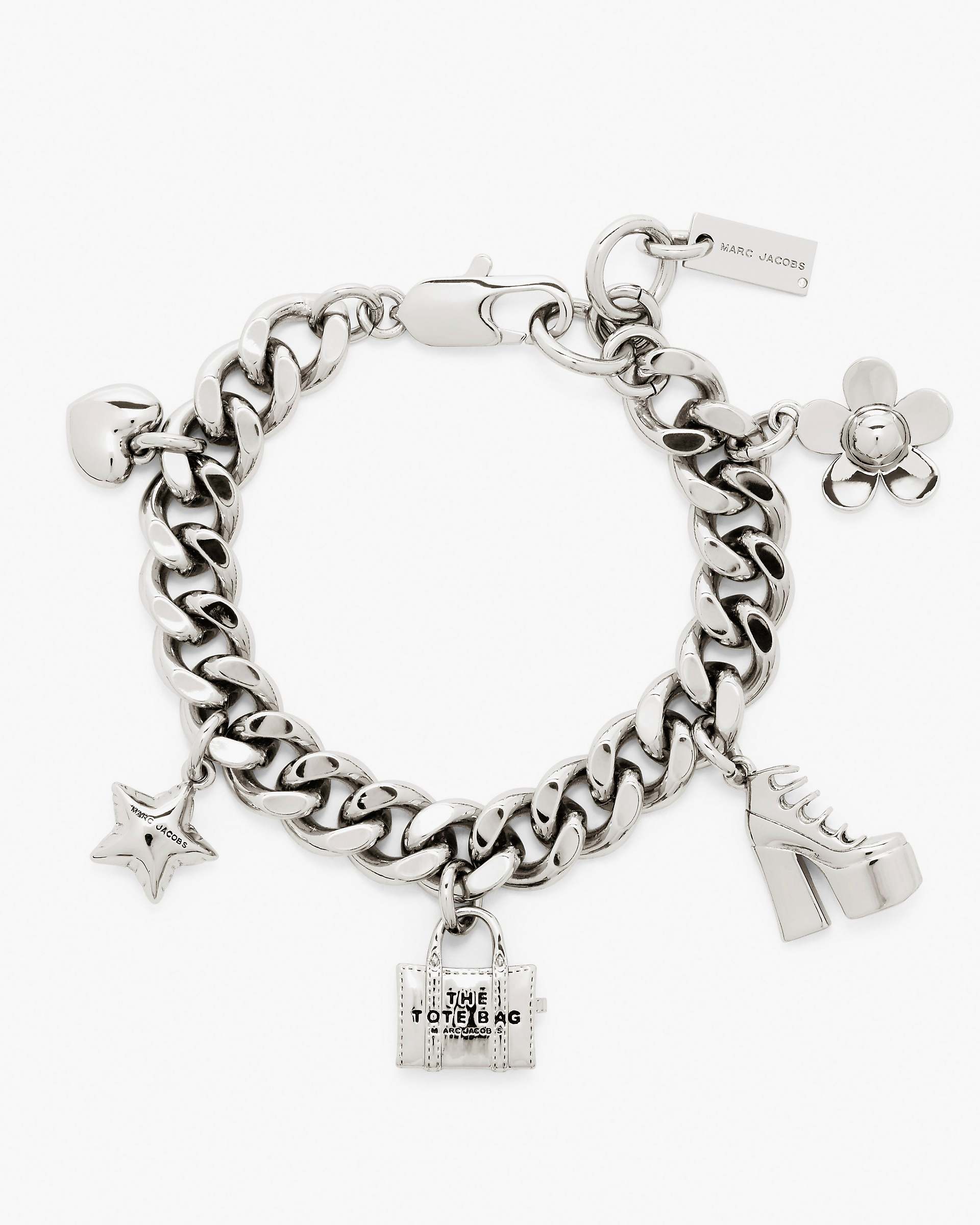 The Mini Icon Charm Bracelet - Light Antique Silver