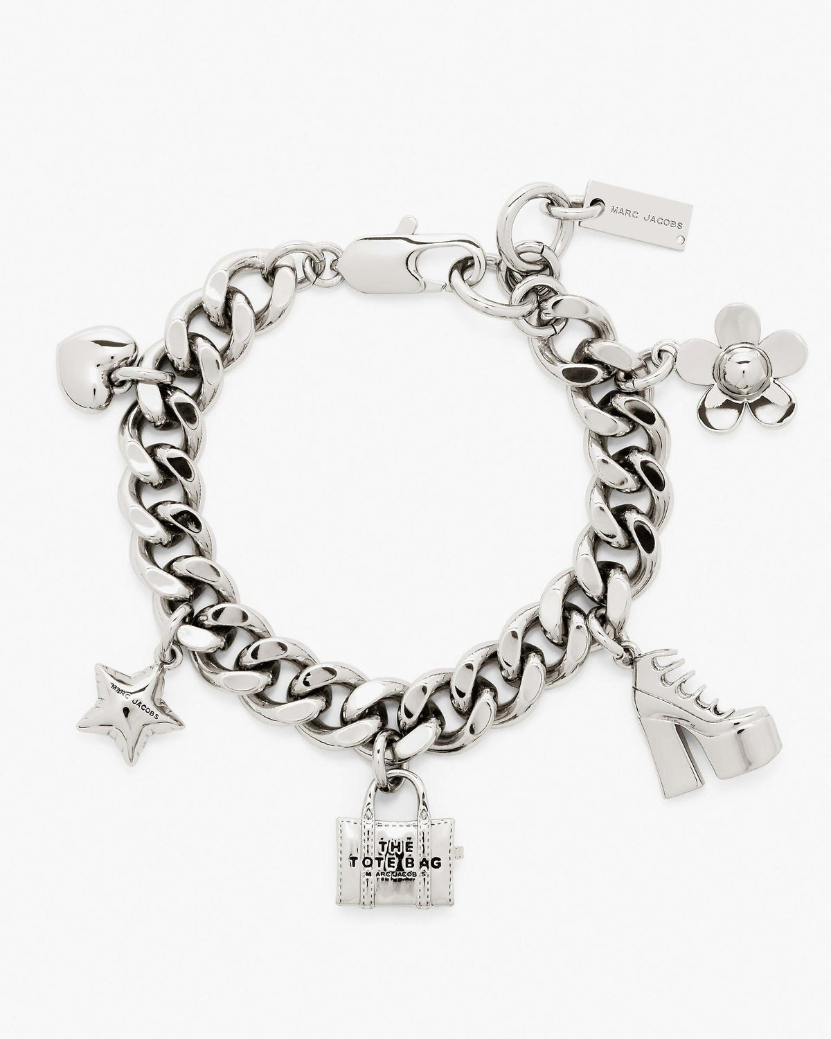 The Mini Icon Charm Bracelet - Light Antique Silver