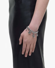 The Mini Icon Charm Bracelet - Light Antique Silver