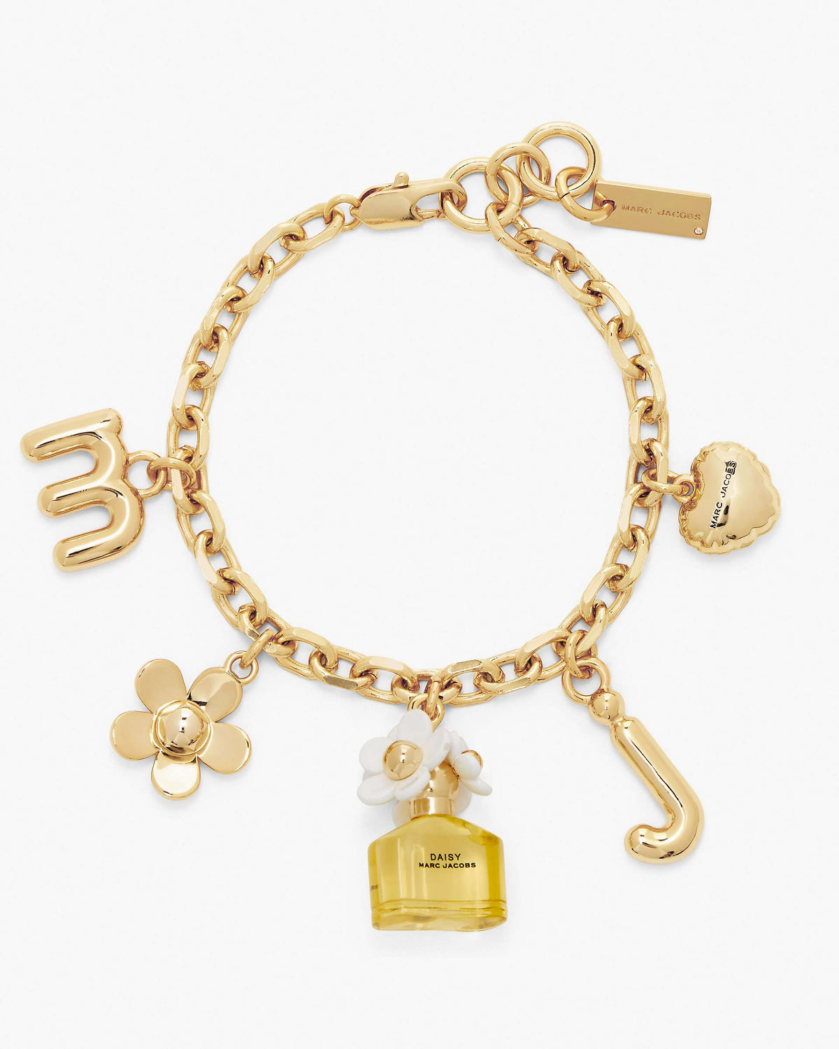 Daisy Charm Bracelet - Gold/Yellow Multi