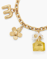 Daisy Charm Bracelet - Gold/Yellow Multi