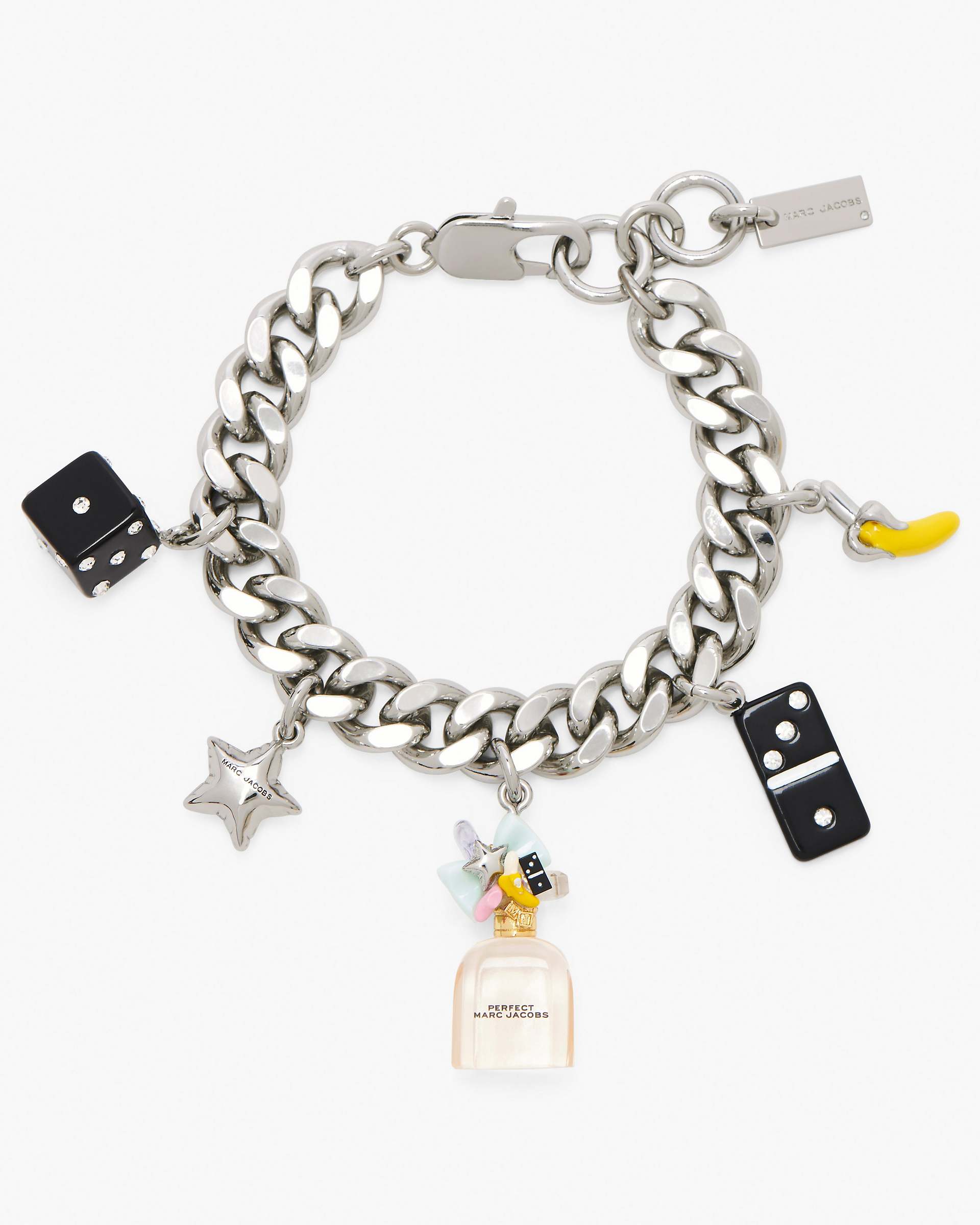 Perfect Charm Bracelet - Silver/Pink Multi