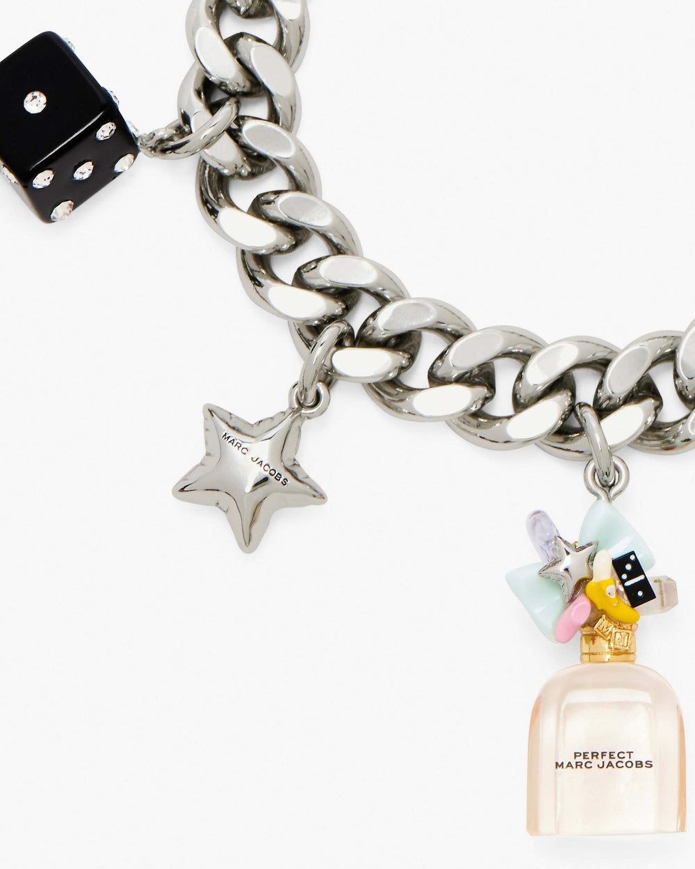Perfect Charm Bracelet - Silver/Pink Multi