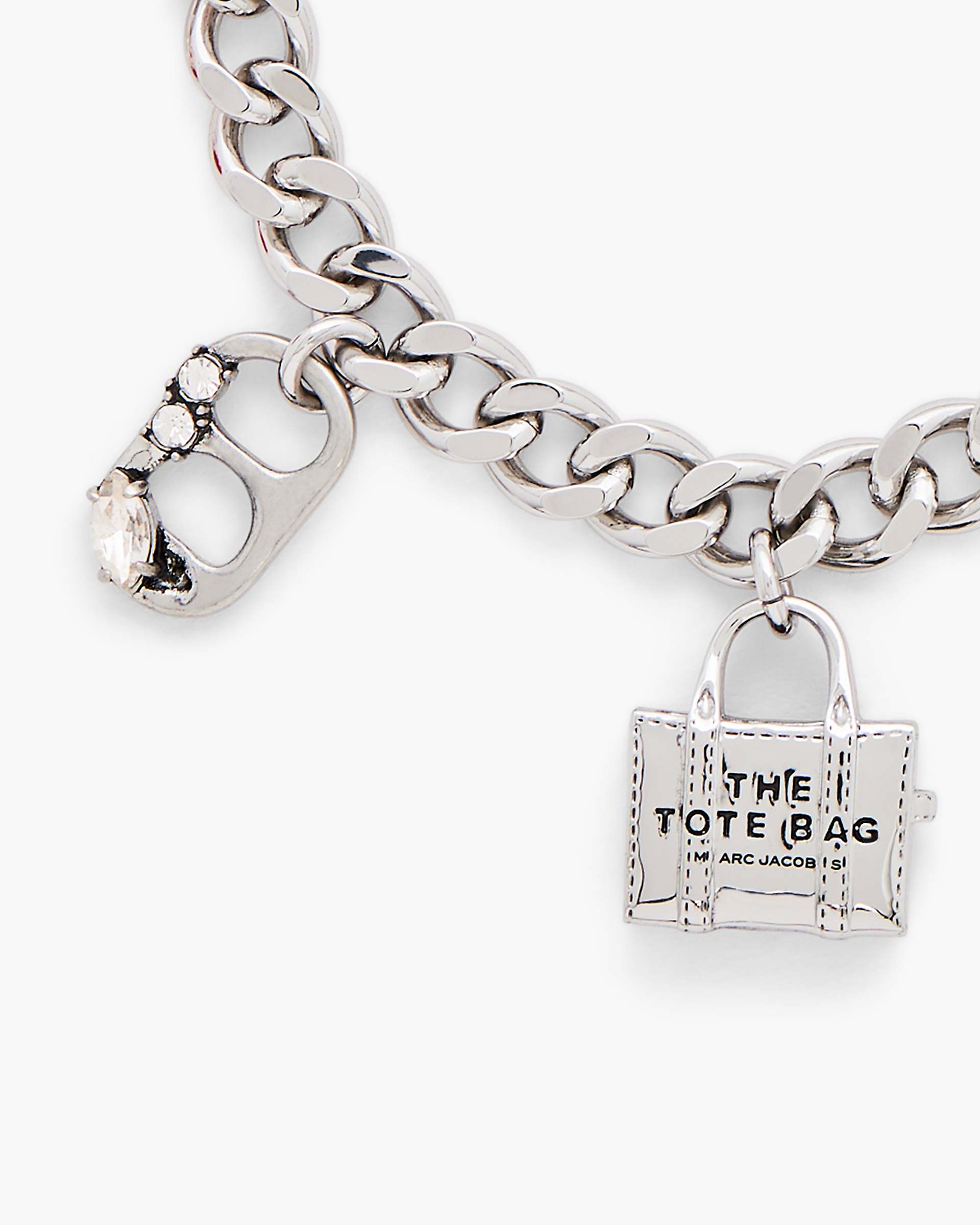 The Sticker Charm Bracelet - Silver Multi