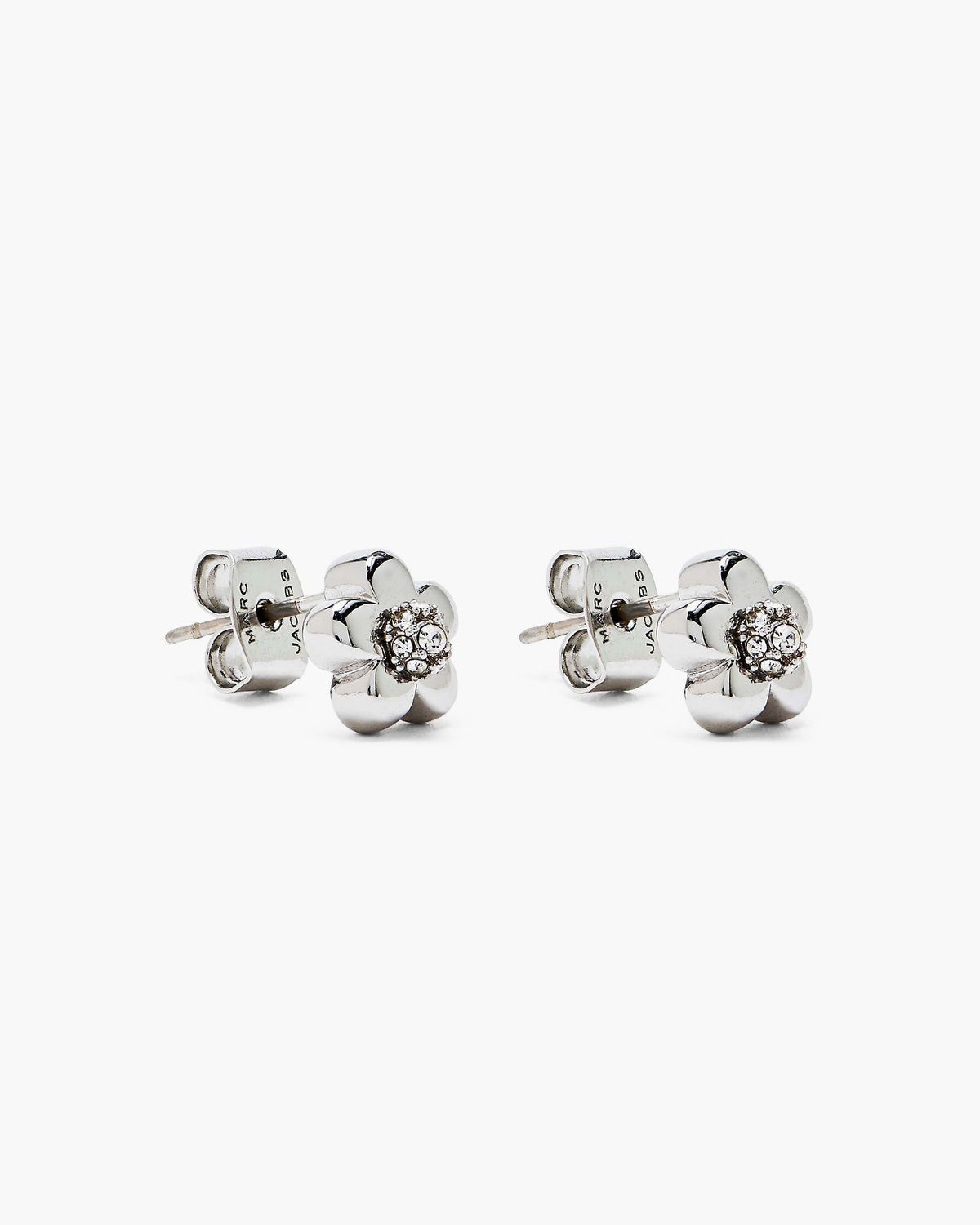 The Daisy Earrings - Silver/Crystal