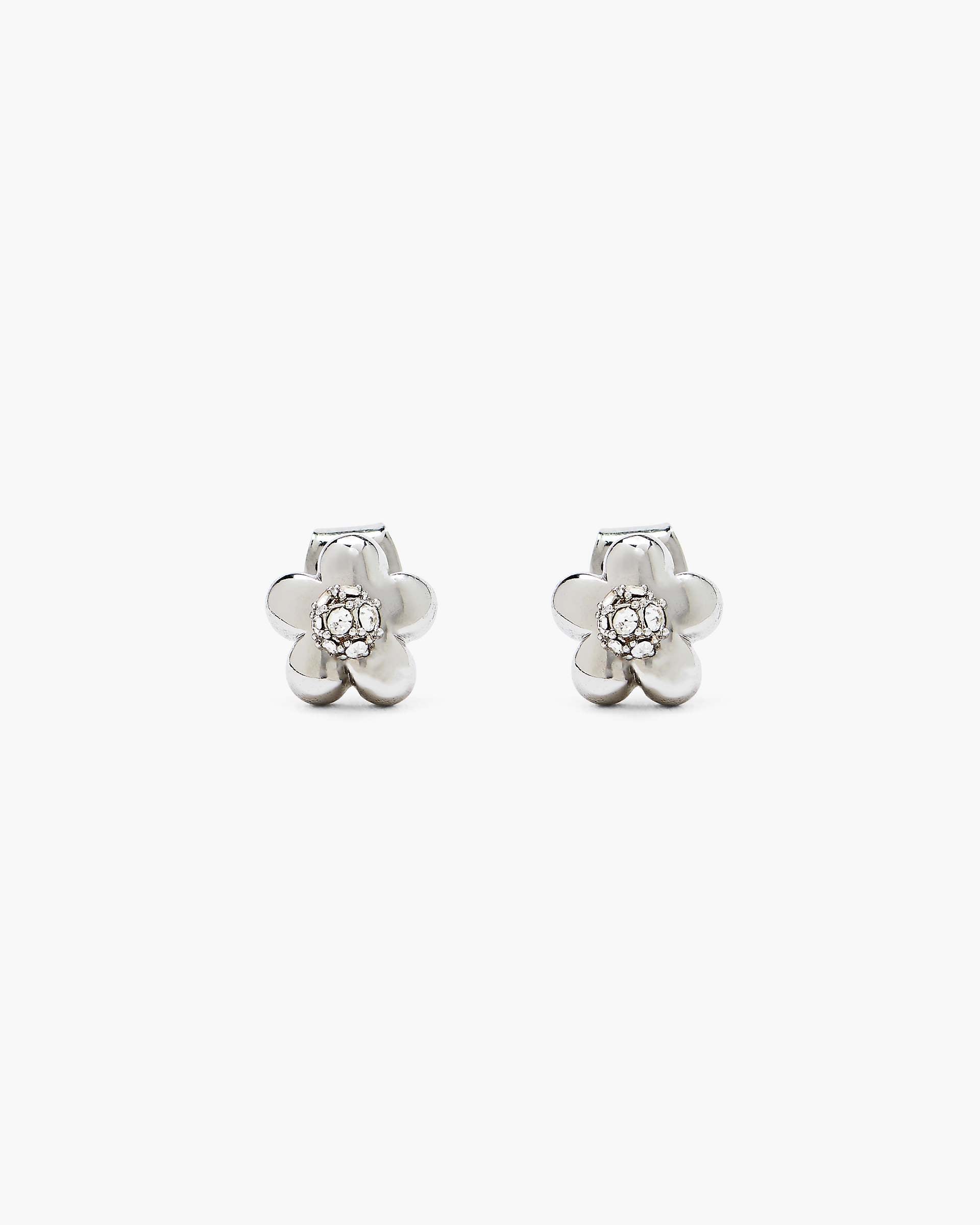 The Daisy Earrings - Silver/Crystal