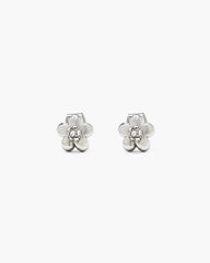 The Daisy Earrings - Silver/Crystal