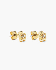 The Daisy Earrings - Gold/Crystal