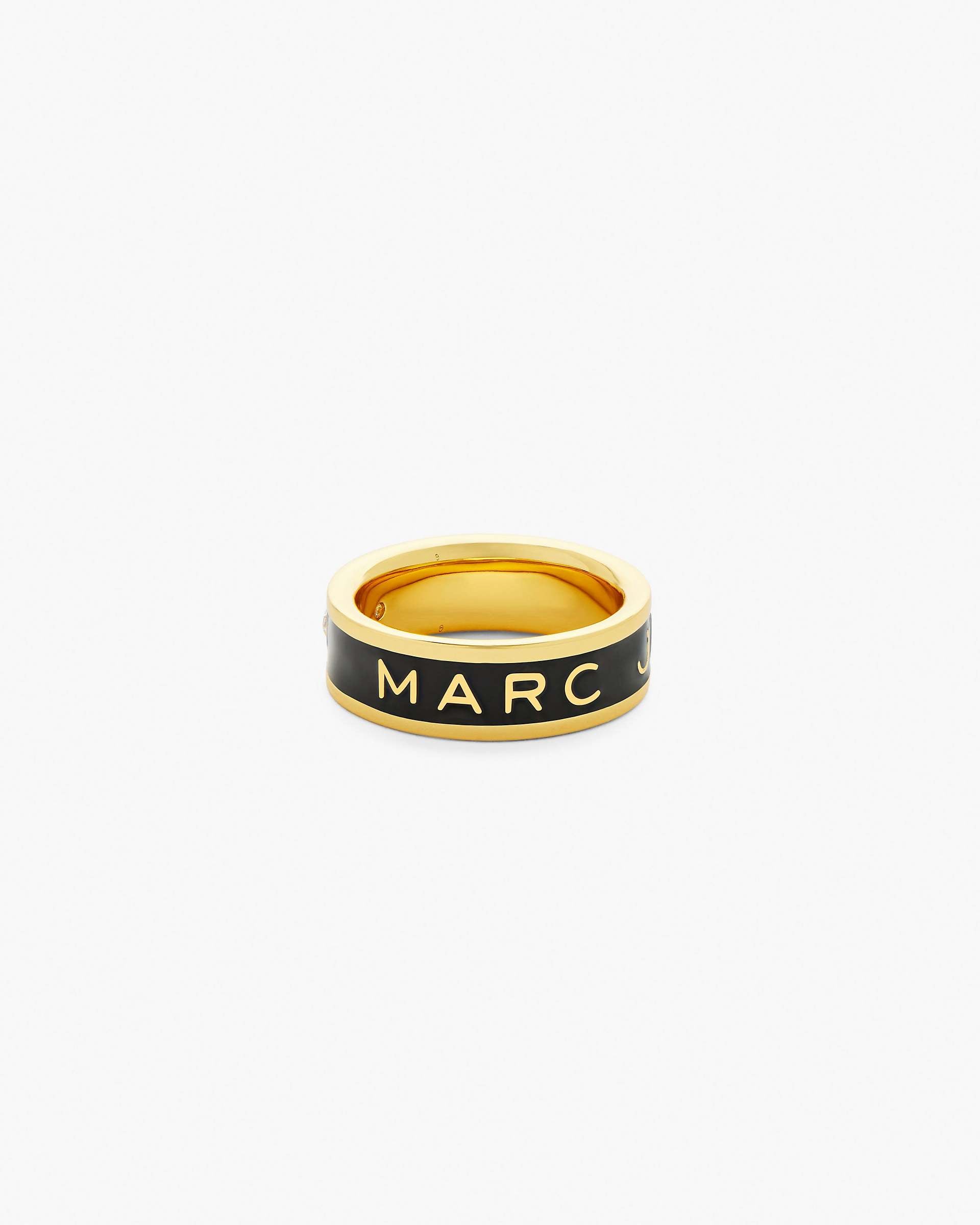 The Marc Jacobs Enamel Ring - Gold/Black