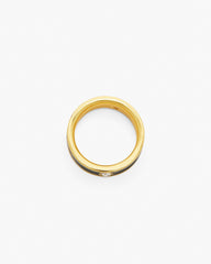 The Marc Jacobs Enamel Ring - Gold/Black