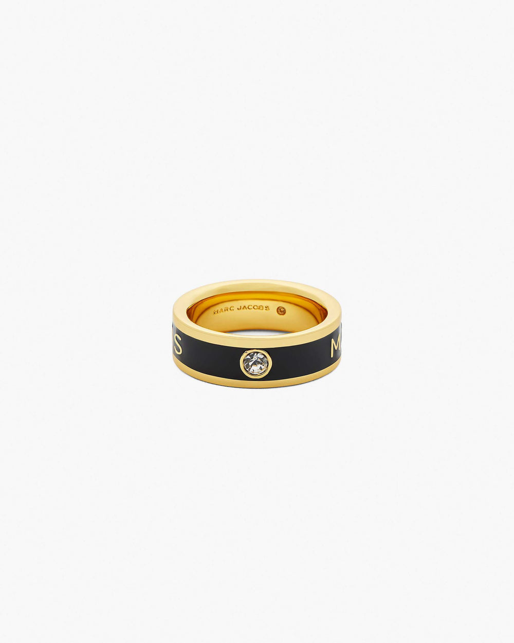 The Marc Jacobs Enamel Ring - Gold/Black