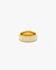 The Marc Jacobs Enamel Ring - Gold/Cream