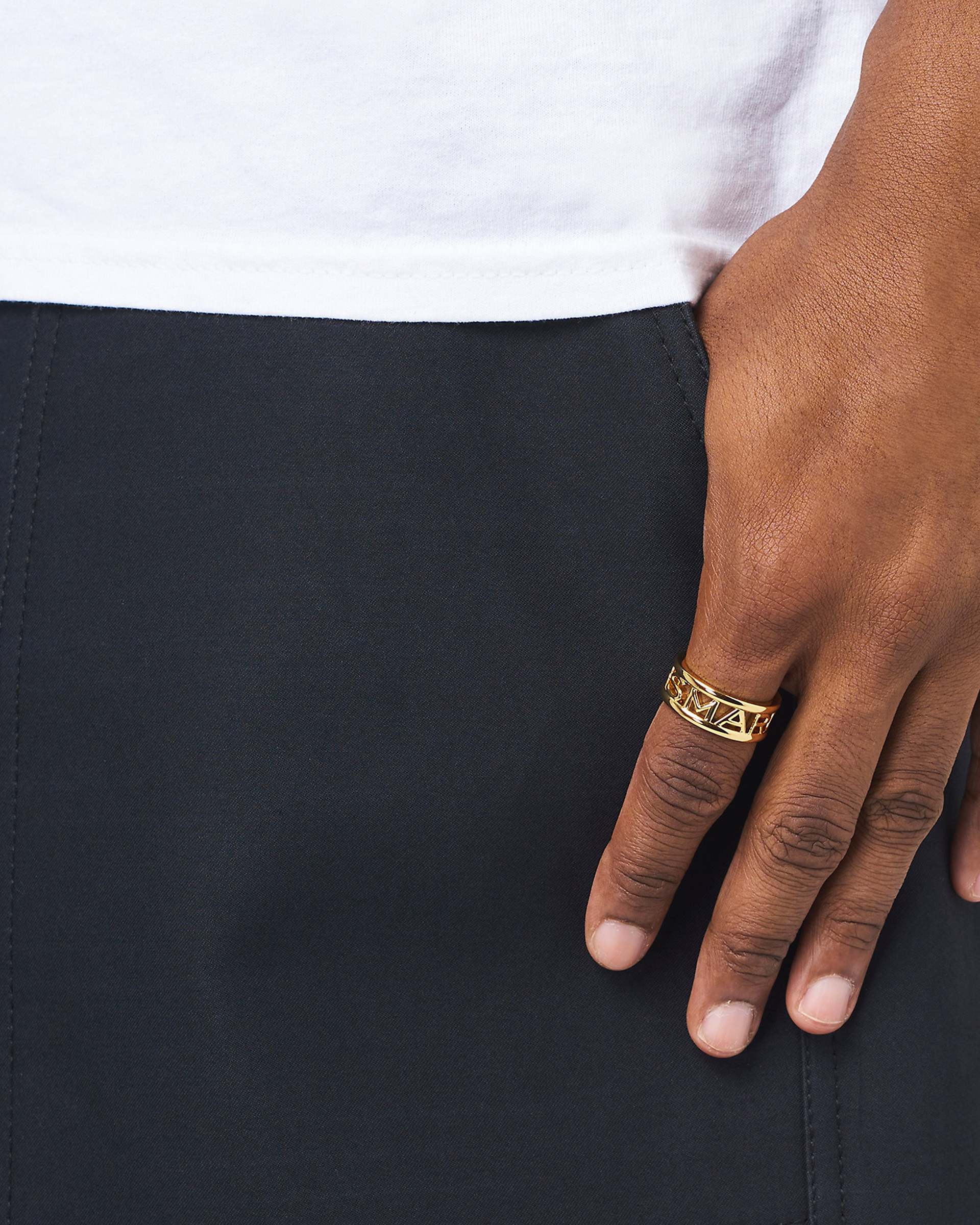 The Monogram Ring - Gold