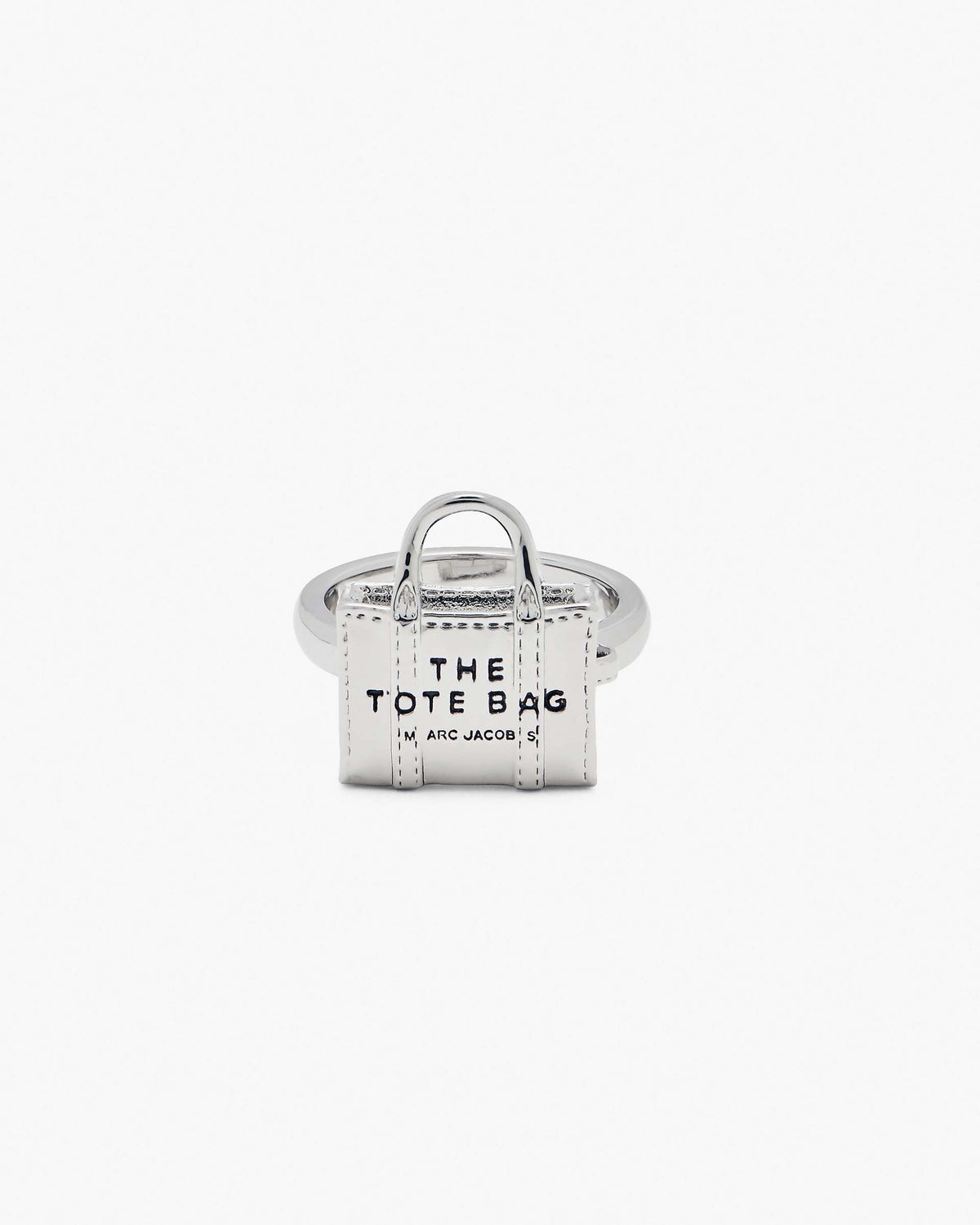 The Tote Bag Ring - Light Antique Silver