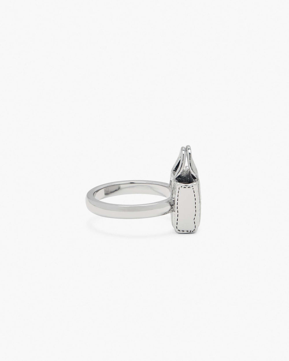 The Tote Bag Ring - Light Antique Silver