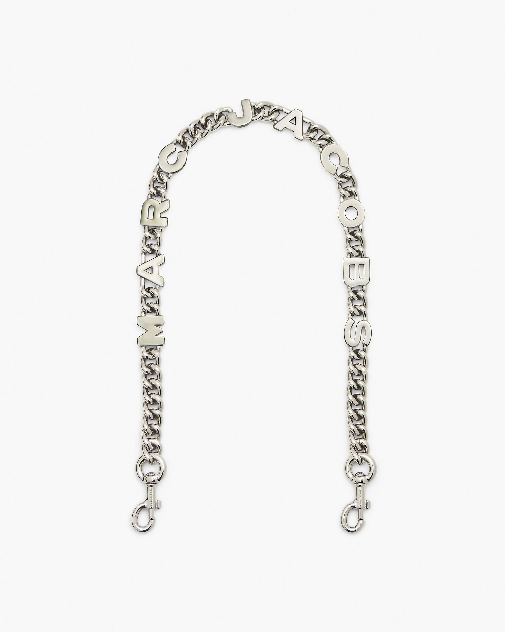 The Logo Chain Shoulder Strap - Nickel