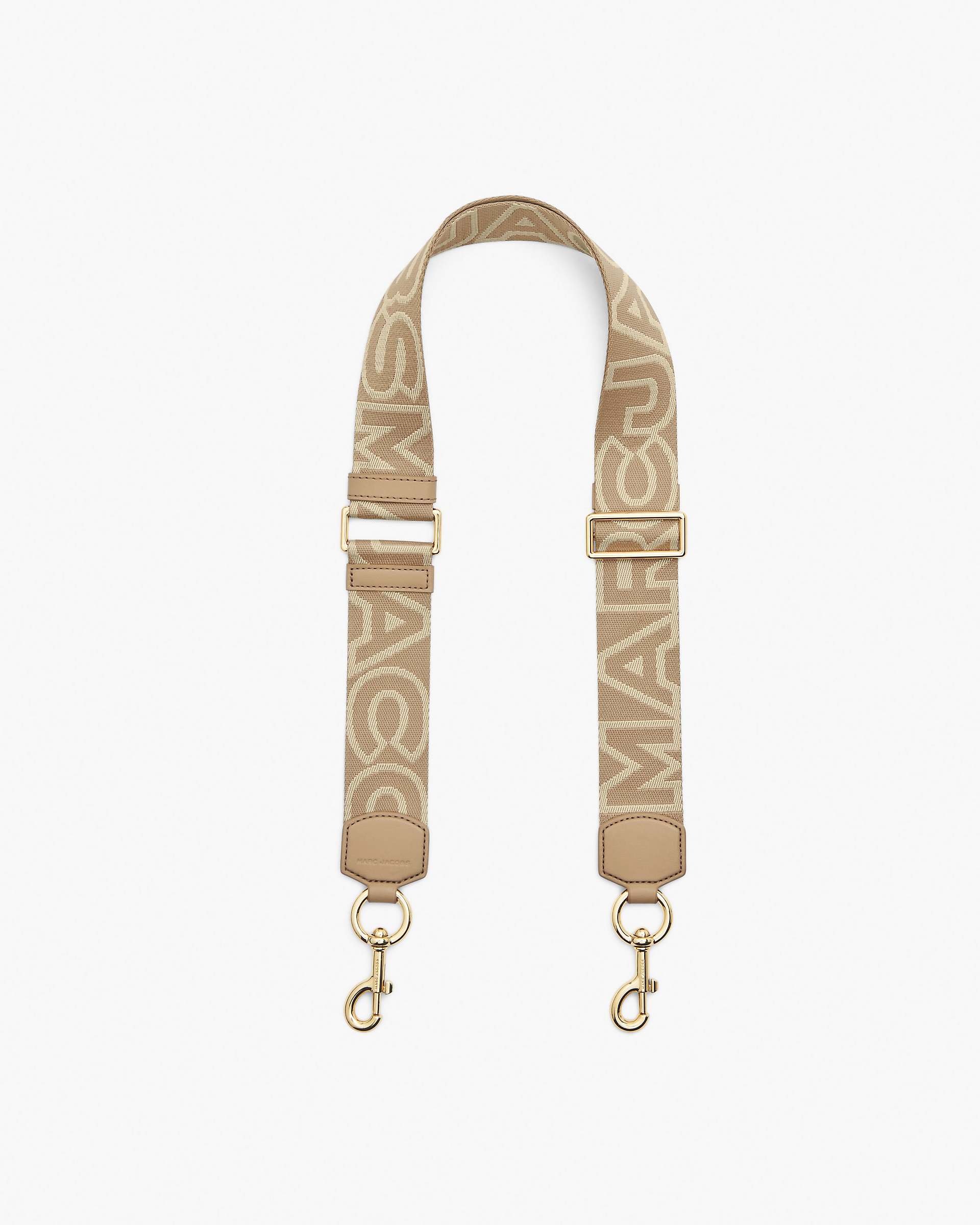 The Outline Logo Webbing Strap - Camel