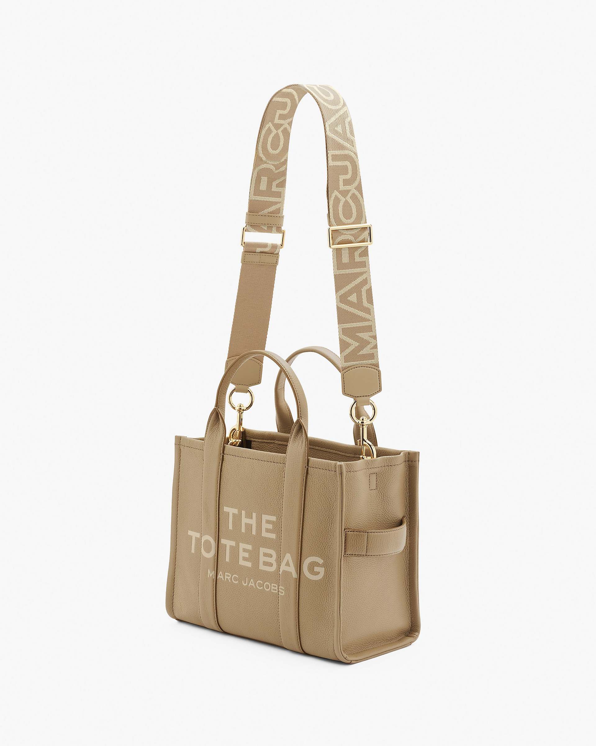 The Outline Logo Webbing Strap - Camel