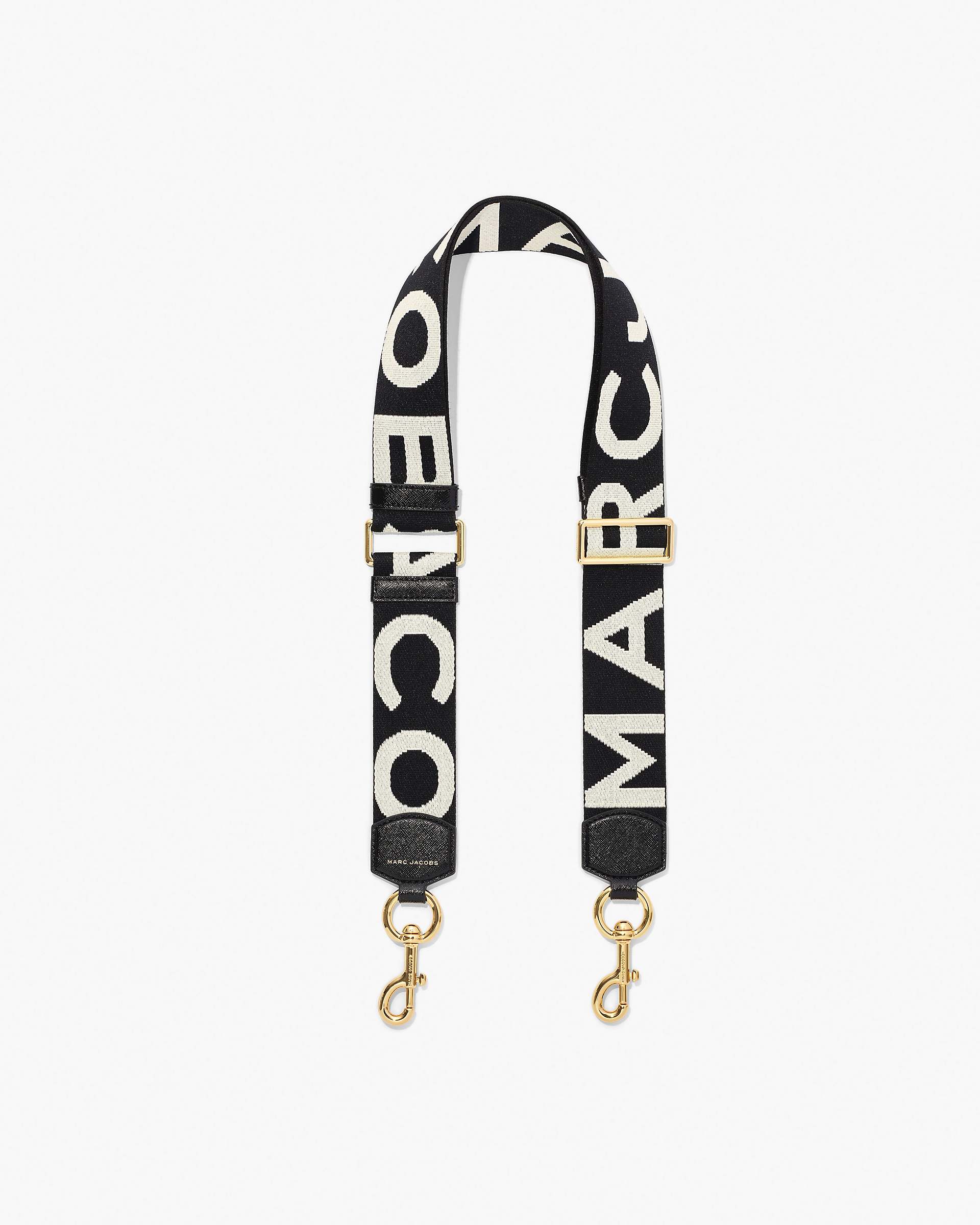 The Logo Webbing Strap - Black/White