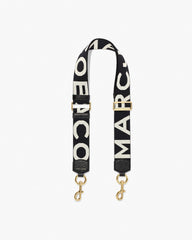 The Logo Webbing Strap - Black/White