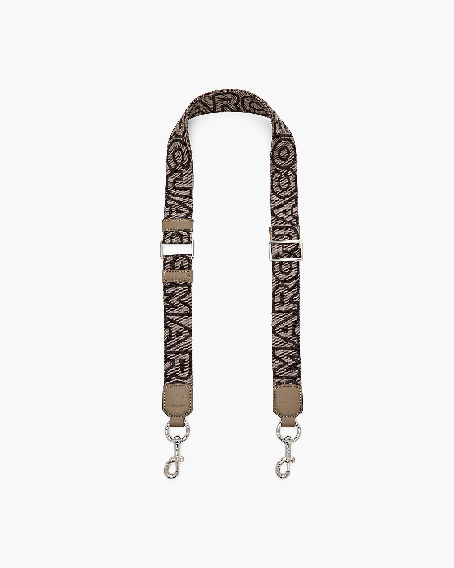 The Thin Outline Logo Webbing Strap - Cement Multi