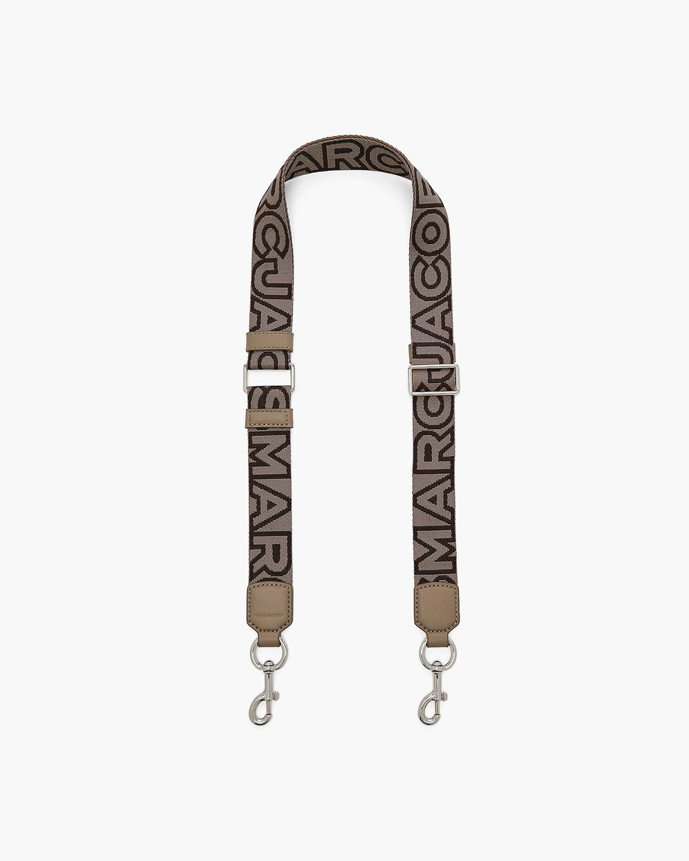 The Thin Outline Logo Webbing Strap - Cement Multi