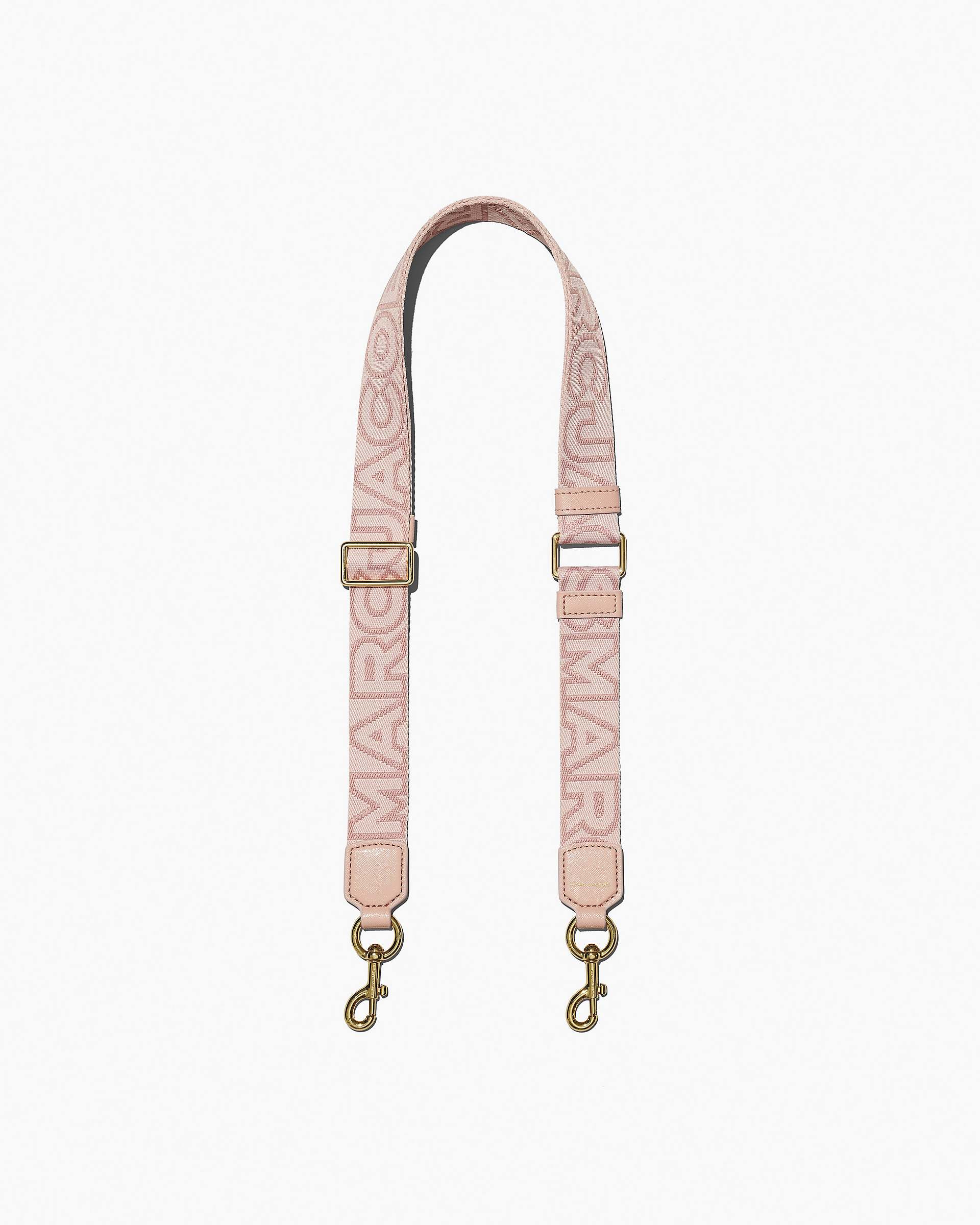 The Thin Outline Logo Webbing Strap - Rose Multi