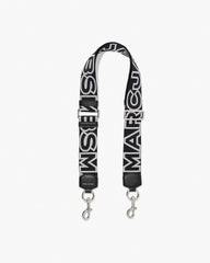 The Outline Logo Webbing Strap - Black/Silver
