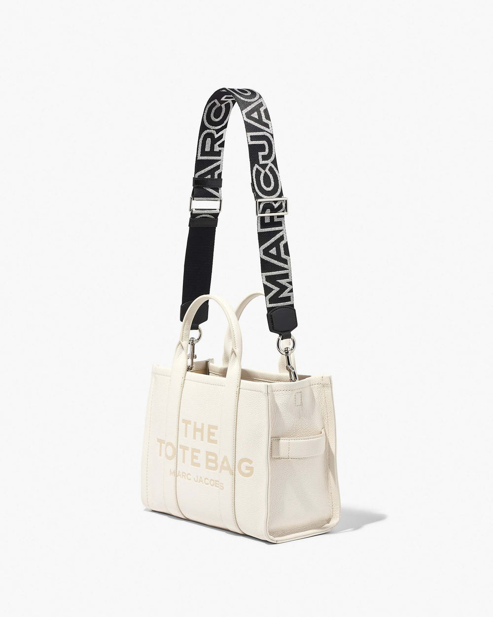 The Outline Logo Webbing Strap - Black/Silver