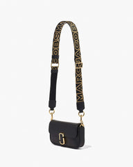 The Thin Outline Logo Webbing Strap - Black/Gold
