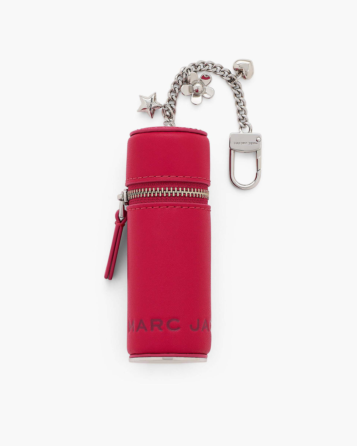 The Lipstick Case Bag Charm - Raspberry Pink