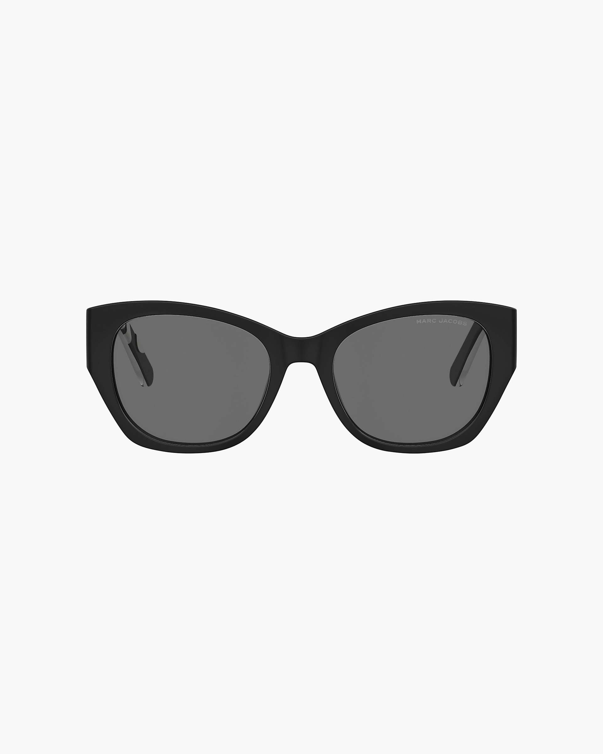 The Bold Logo Square Cat Eye Sunglasses - Black/White