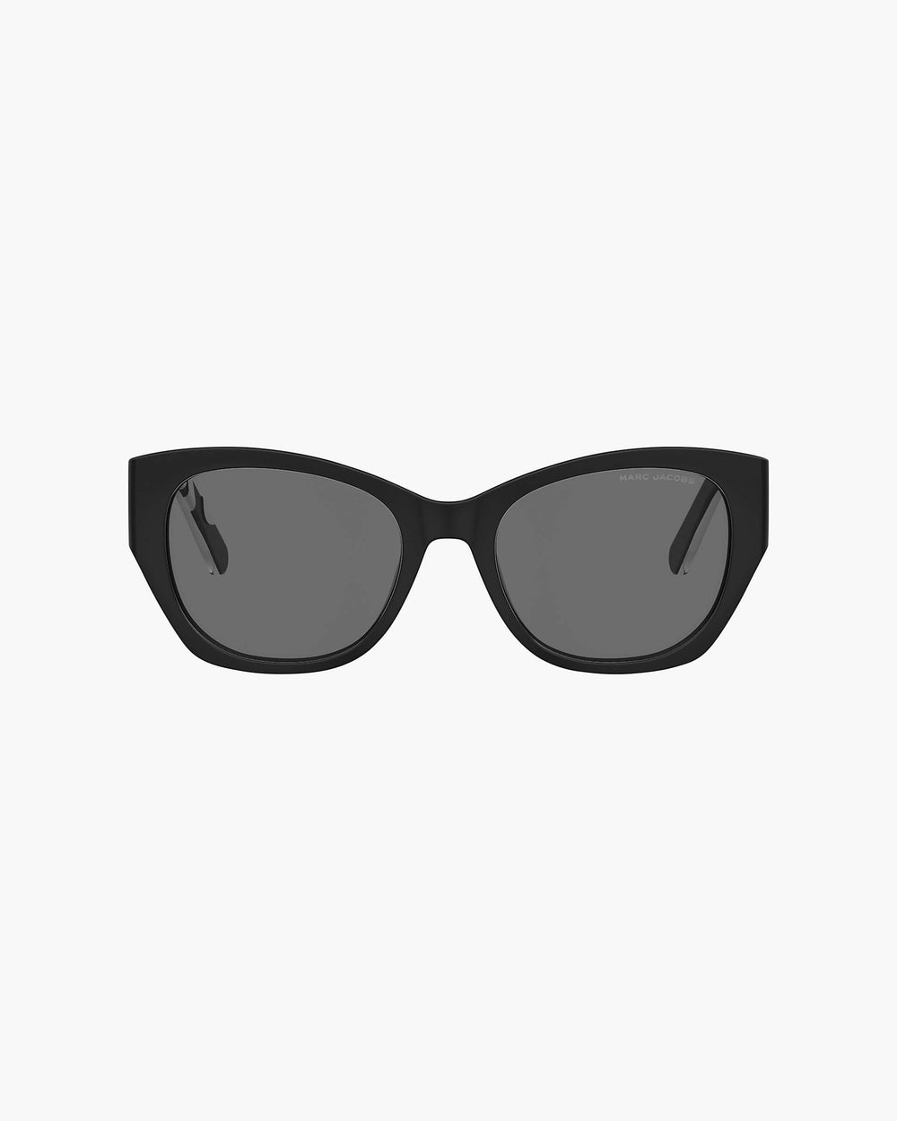 The Bold Logo Square Cat Eye Sunglasses - Black/White