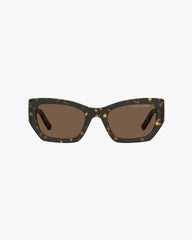 The J Marc Square Cat Eye Sunglasses - Havana