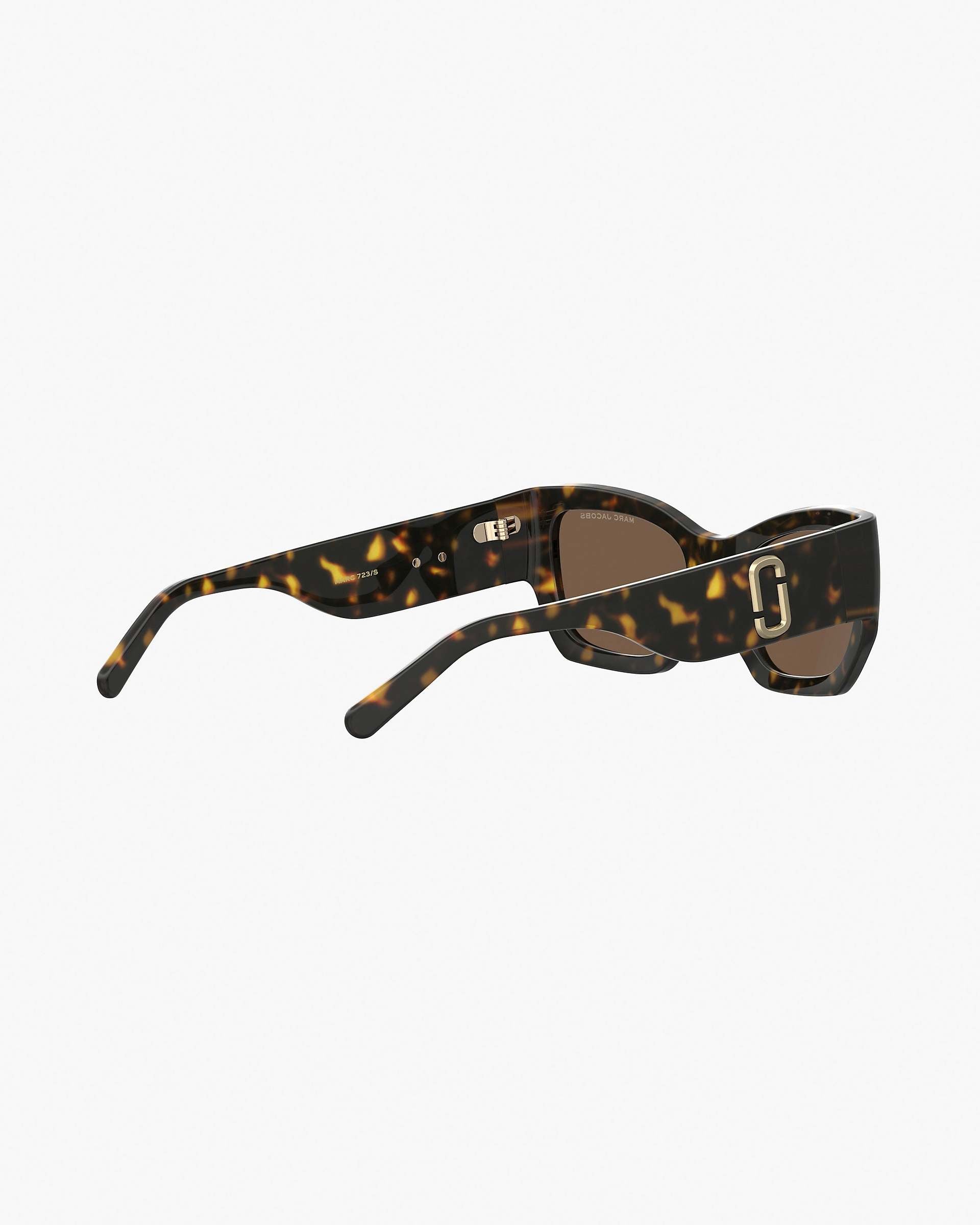 The J Marc Square Cat Eye Sunglasses - Havana
