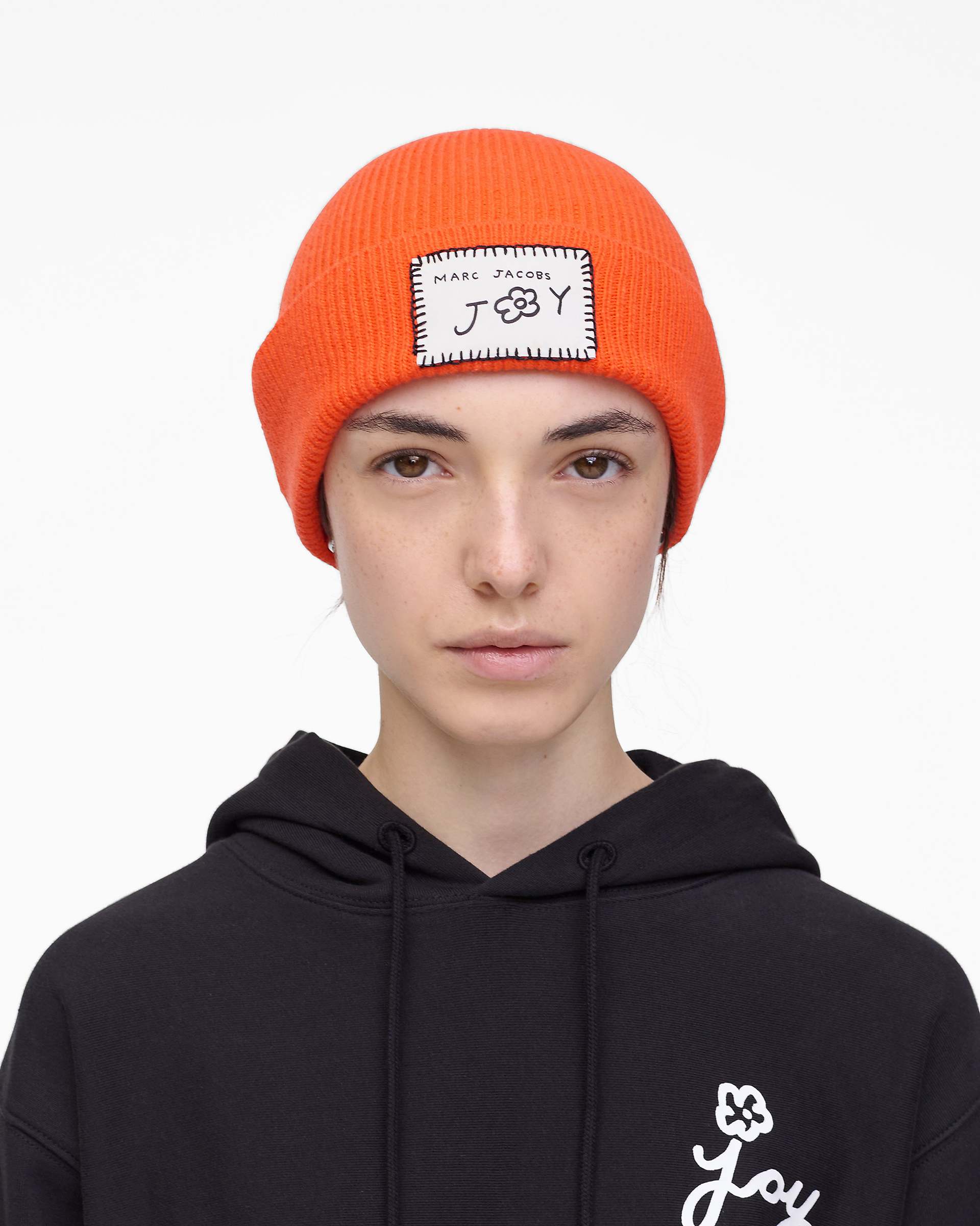 David Shrigley X Marc Jacobs Joy Beanie - Orange Multi