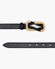 The Dual Belt - Black/Gold