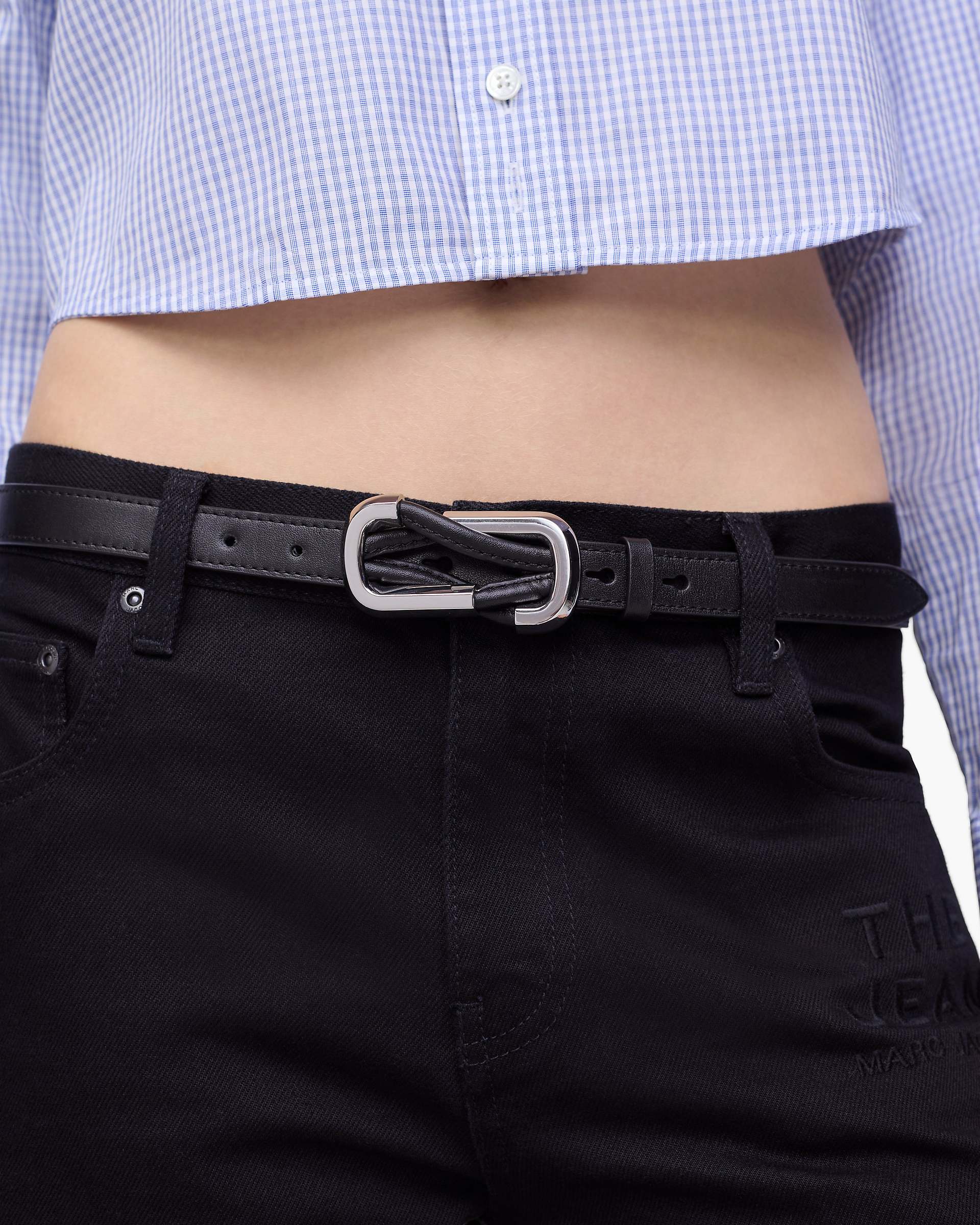 The Dual Belt - Black/Silver