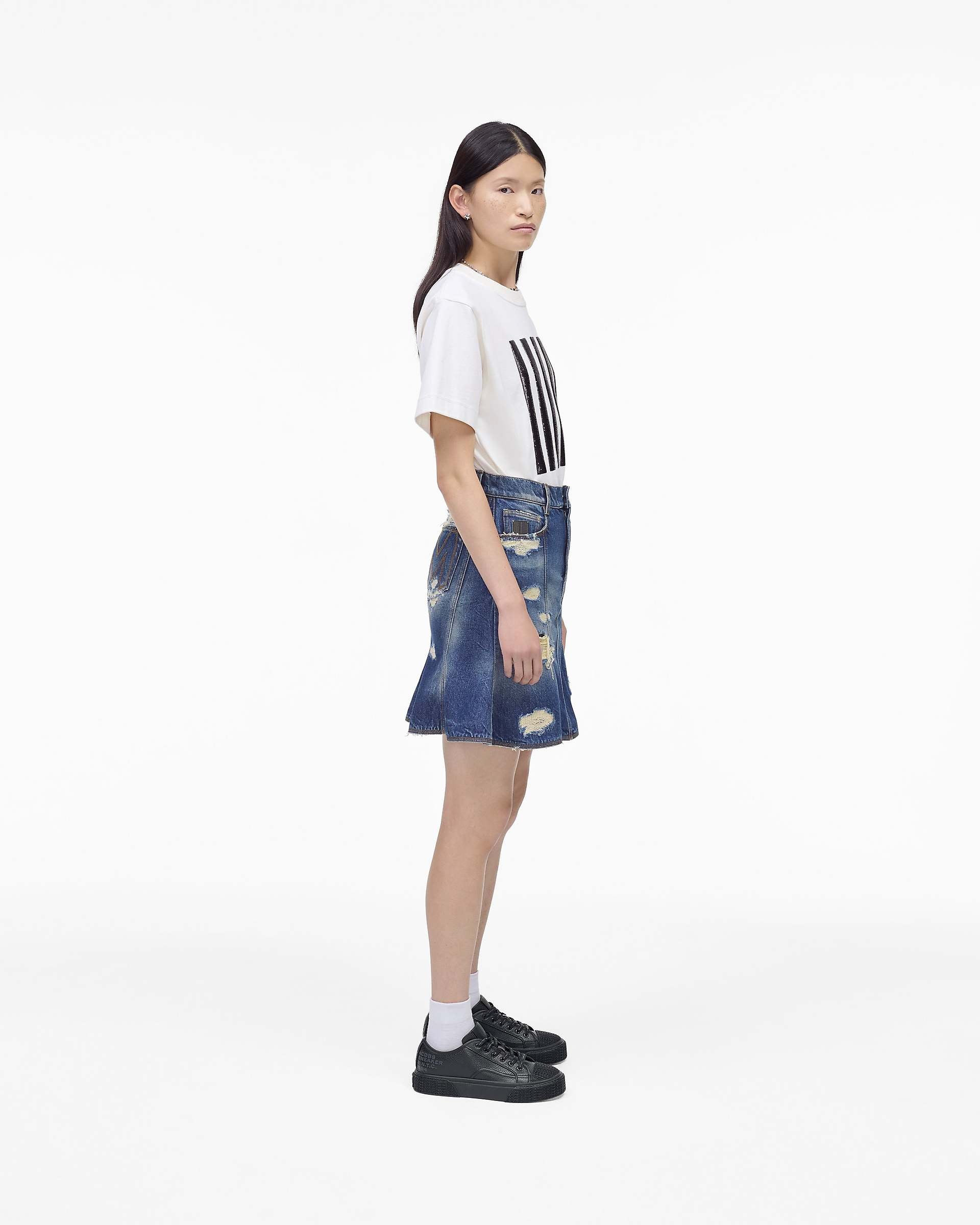 The Leather Sneaker - Black