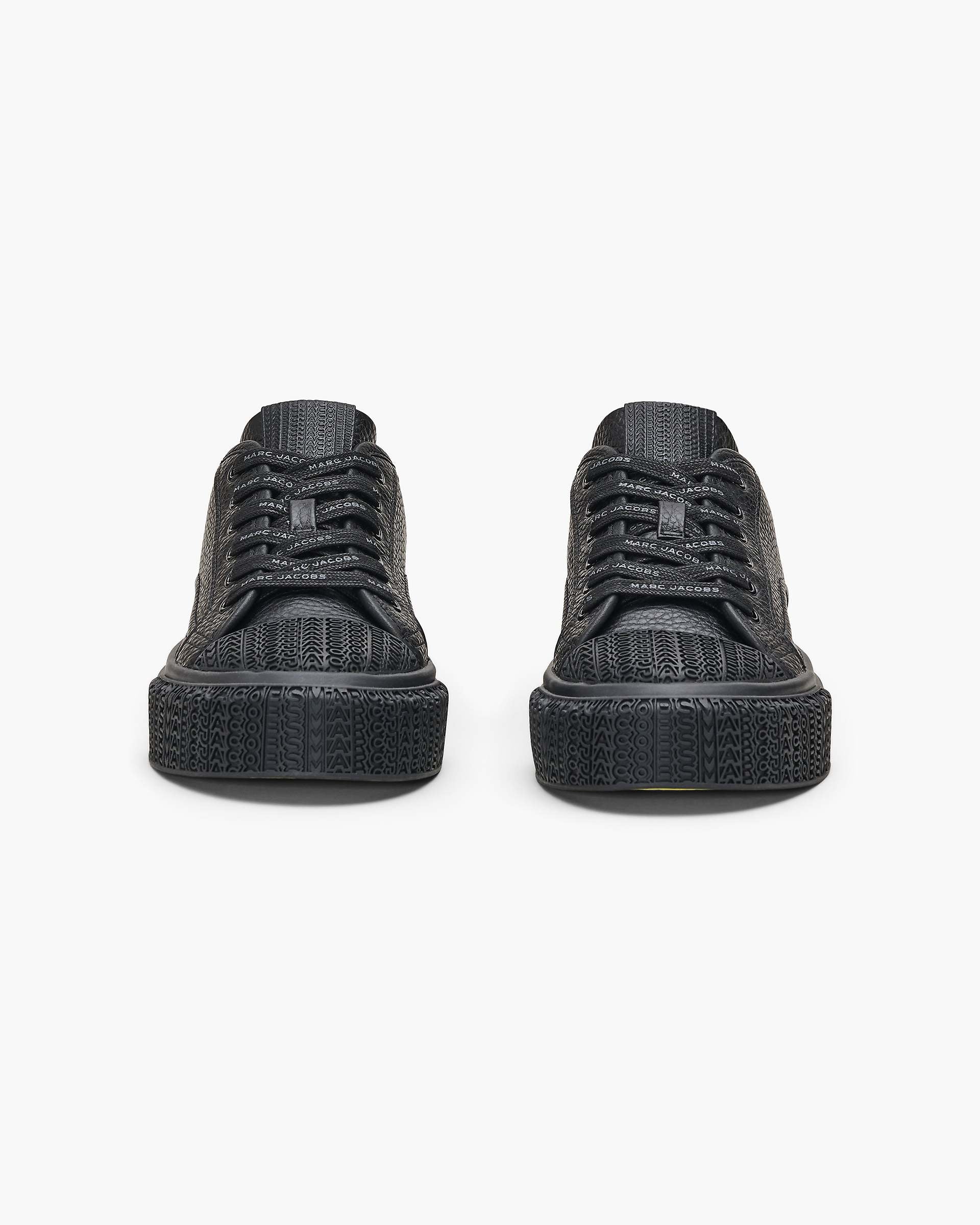 The Leather Sneaker - Black