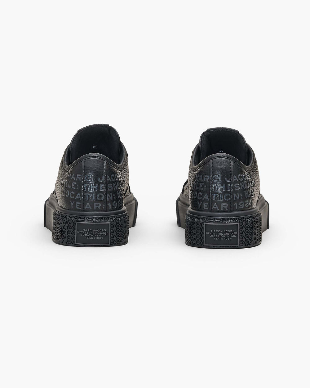 The Leather Sneaker - Black