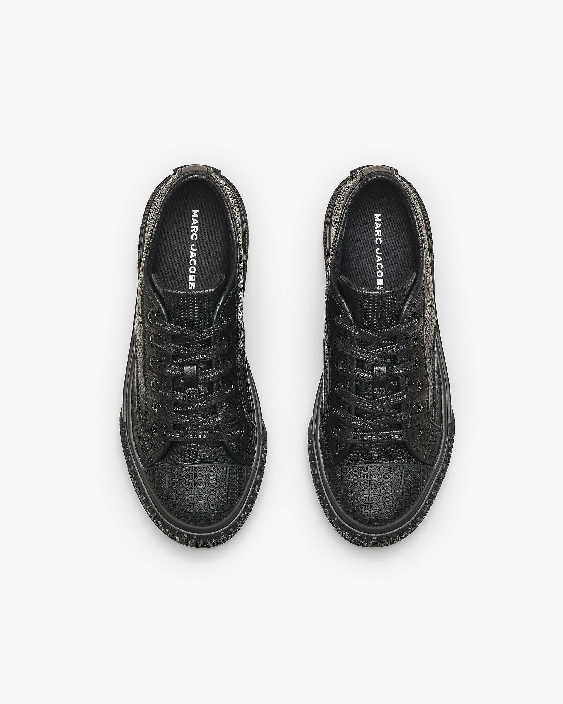 The Leather Sneaker - Black