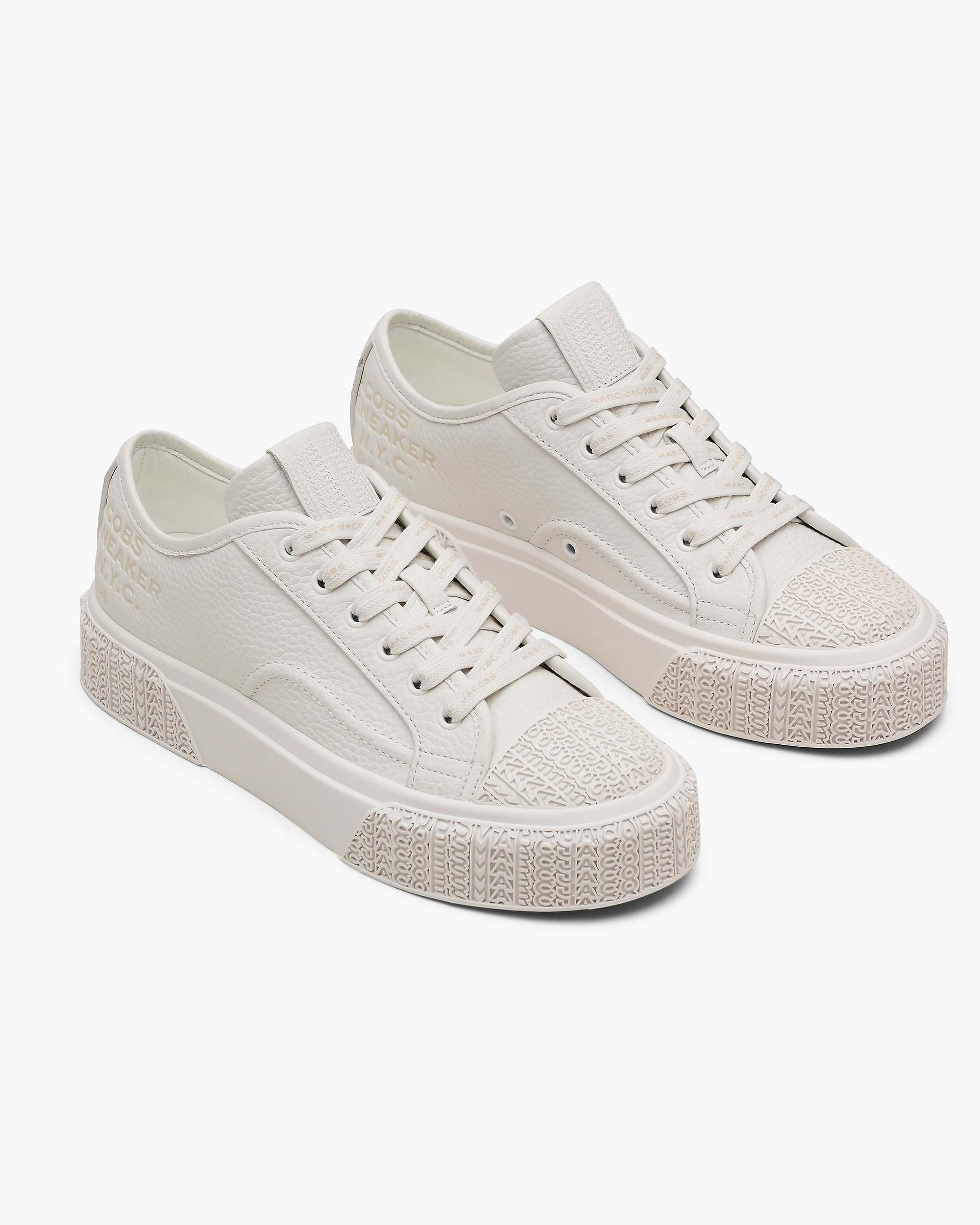 The Leather Sneaker - Cotton White