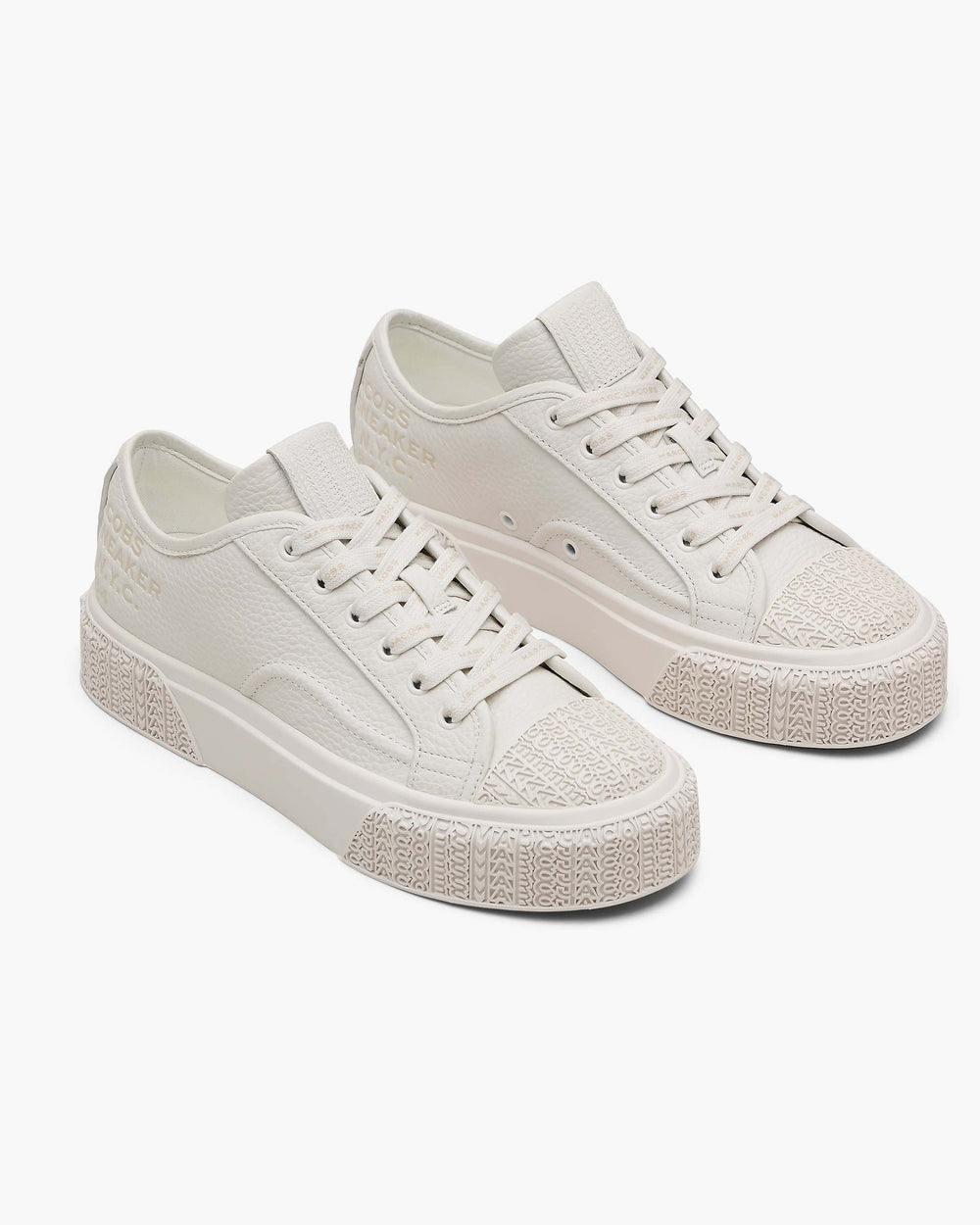 The Leather Sneaker - Cotton White