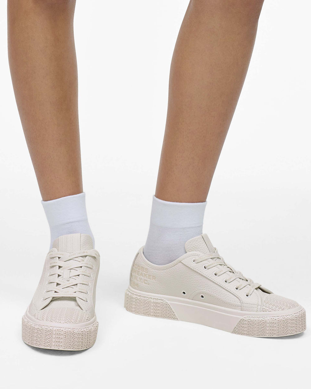 The Leather Sneaker - Cotton White